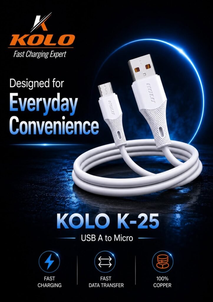 KOLO K-25 USB A to Micro Cable