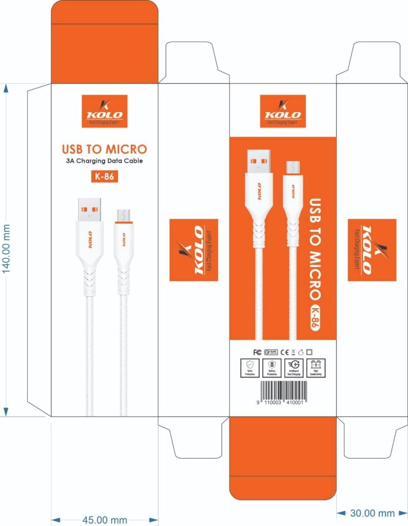KOLO K-86 Micro Cable (Retail Box)